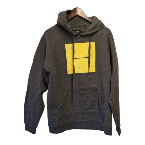 POST MALONE HOODIE‎ ORIGINAL ALBUM COVER BEERBONGS & BENTLEYS BURNSIDE LARGE - Picture 1 of 7